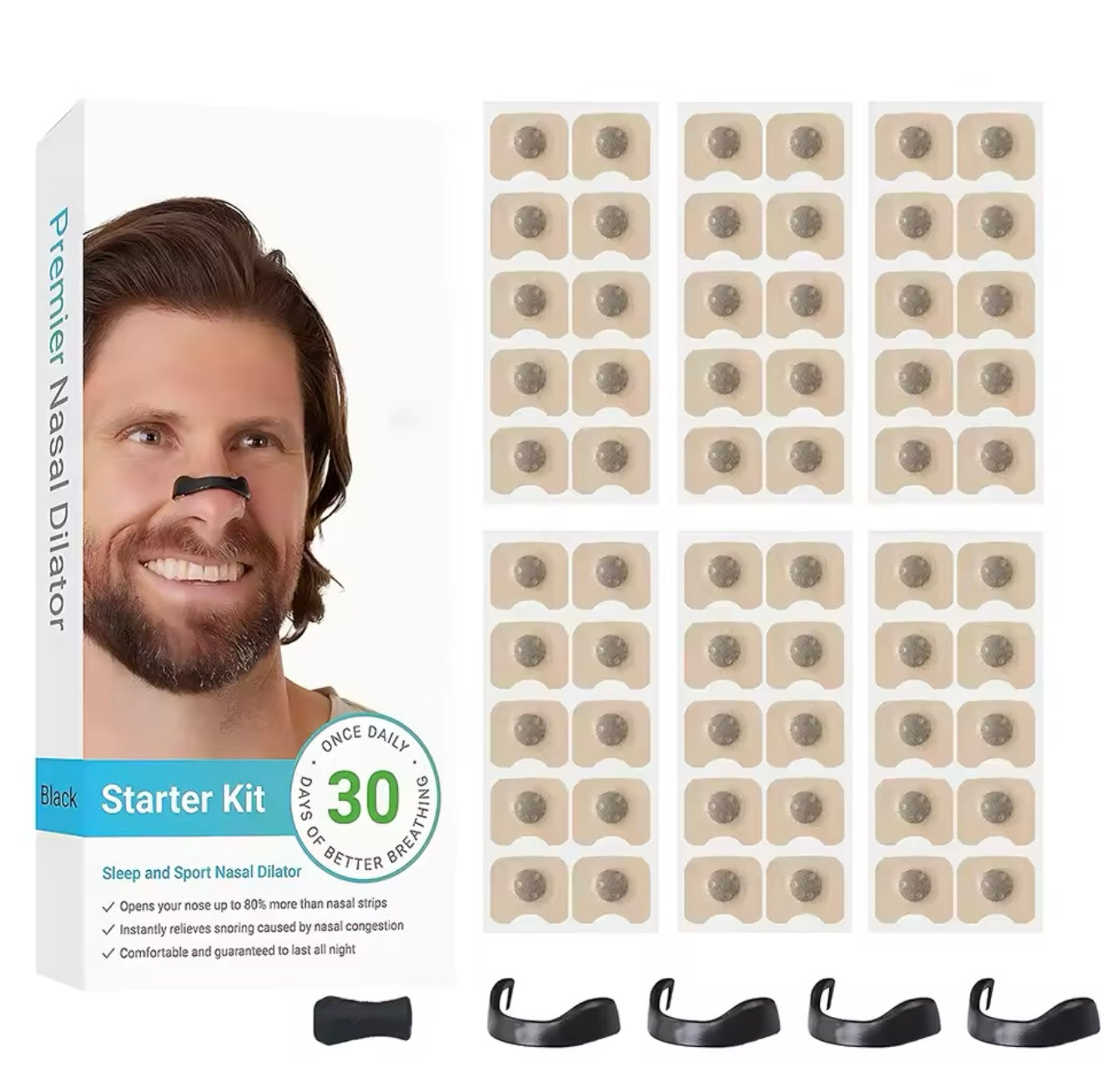 Anti-Snoring Nose Clip – Magnetic Sleep Aid