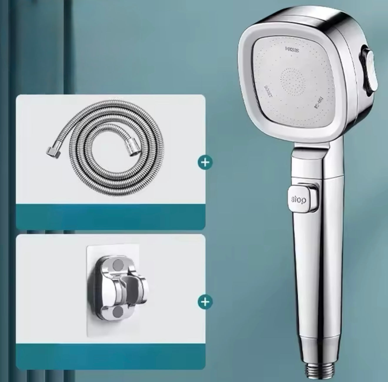 High Pressure 3-Mode Shower Head