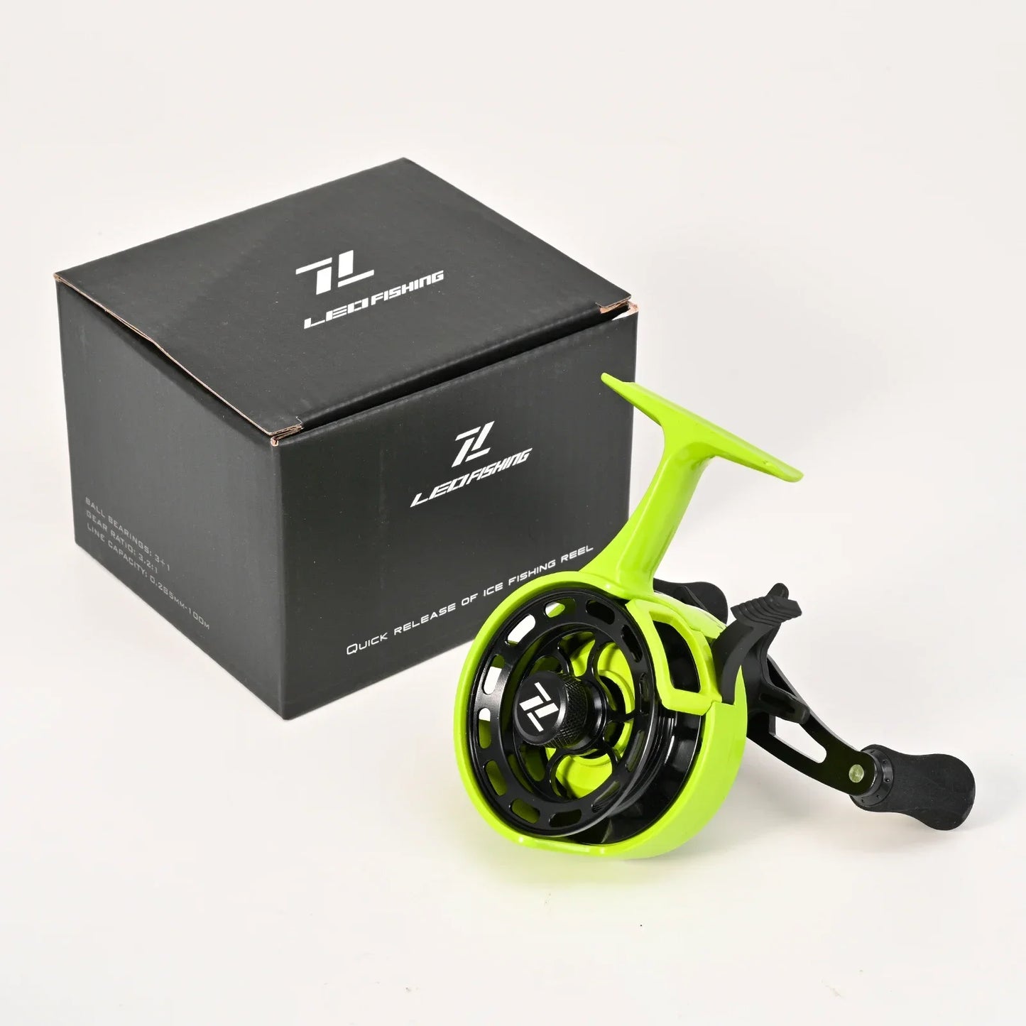 ProCatch™ Ice Fishing Reel – 3+1 Bearings, Aluminum Spool