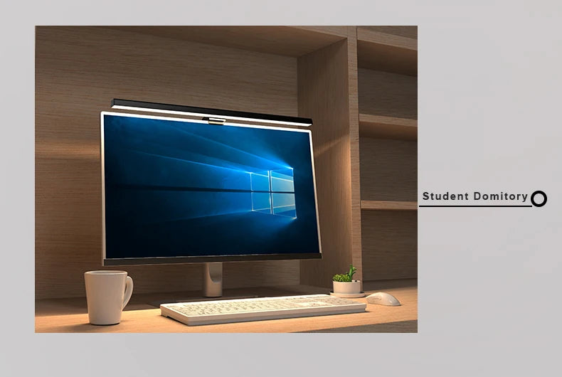 50cm Monitor Hanging Light – Eye Protection & Space-Saving