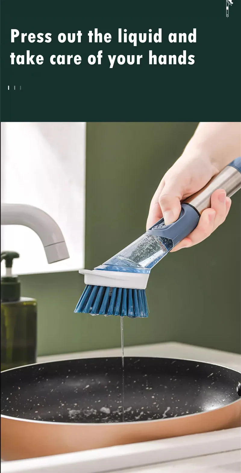 Dish Brush with Soap Dispenser
