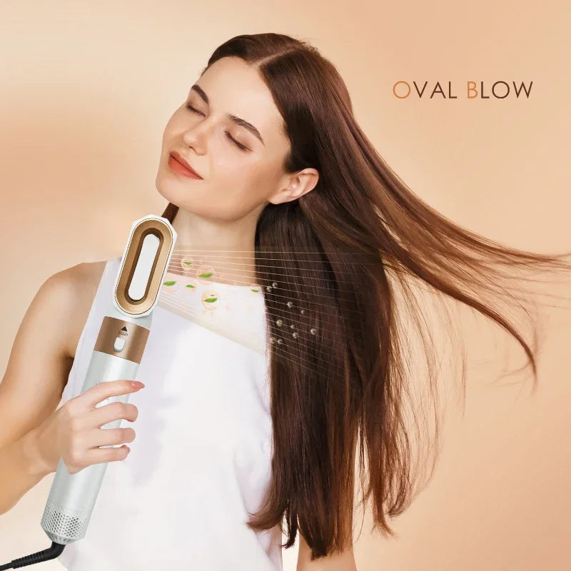 5-in-1 Hair Dryer Brush Set – Curl, Straighten, Style Easily