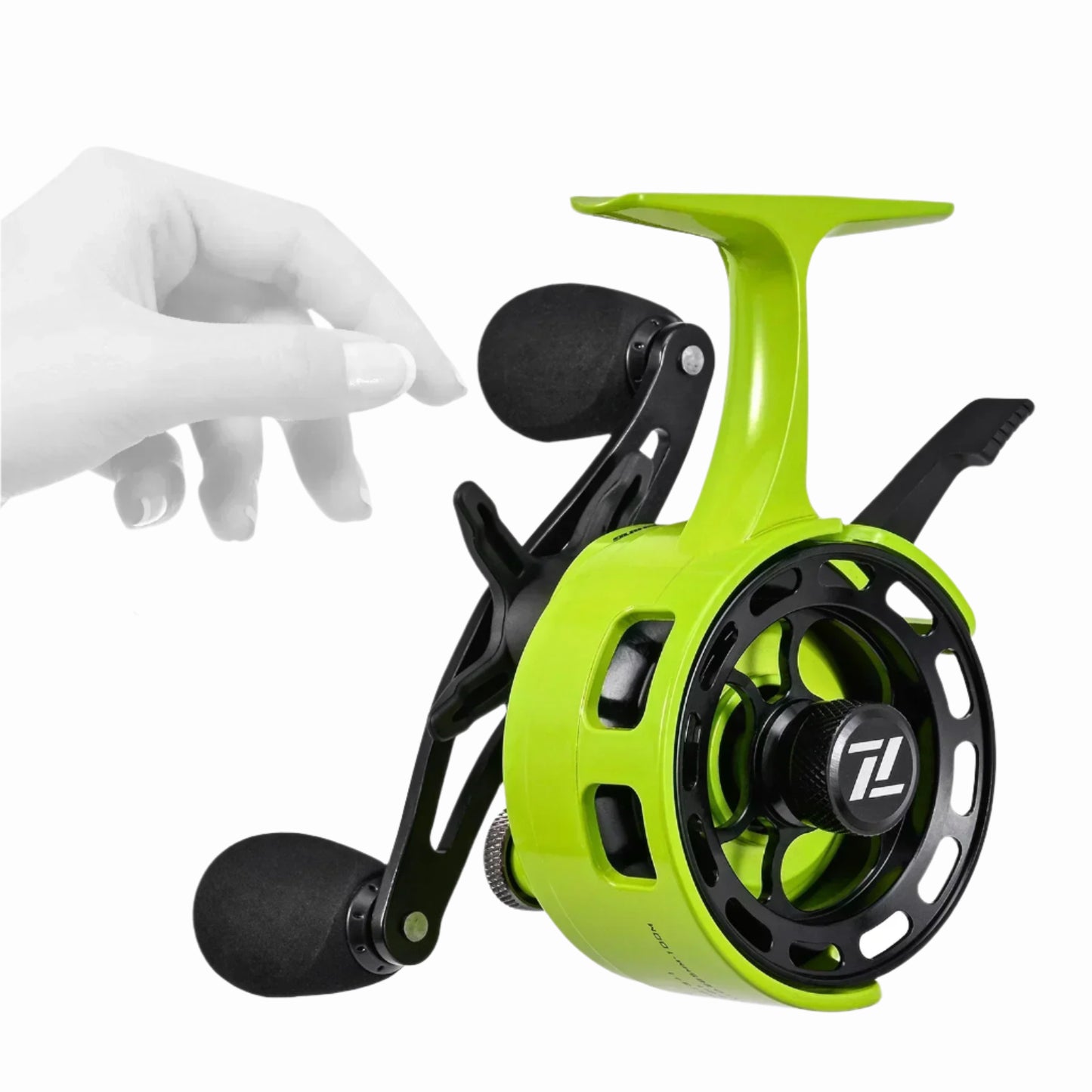 ProCatch™ Ice Fishing Reel – 3+1 Bearings, Aluminum Spool