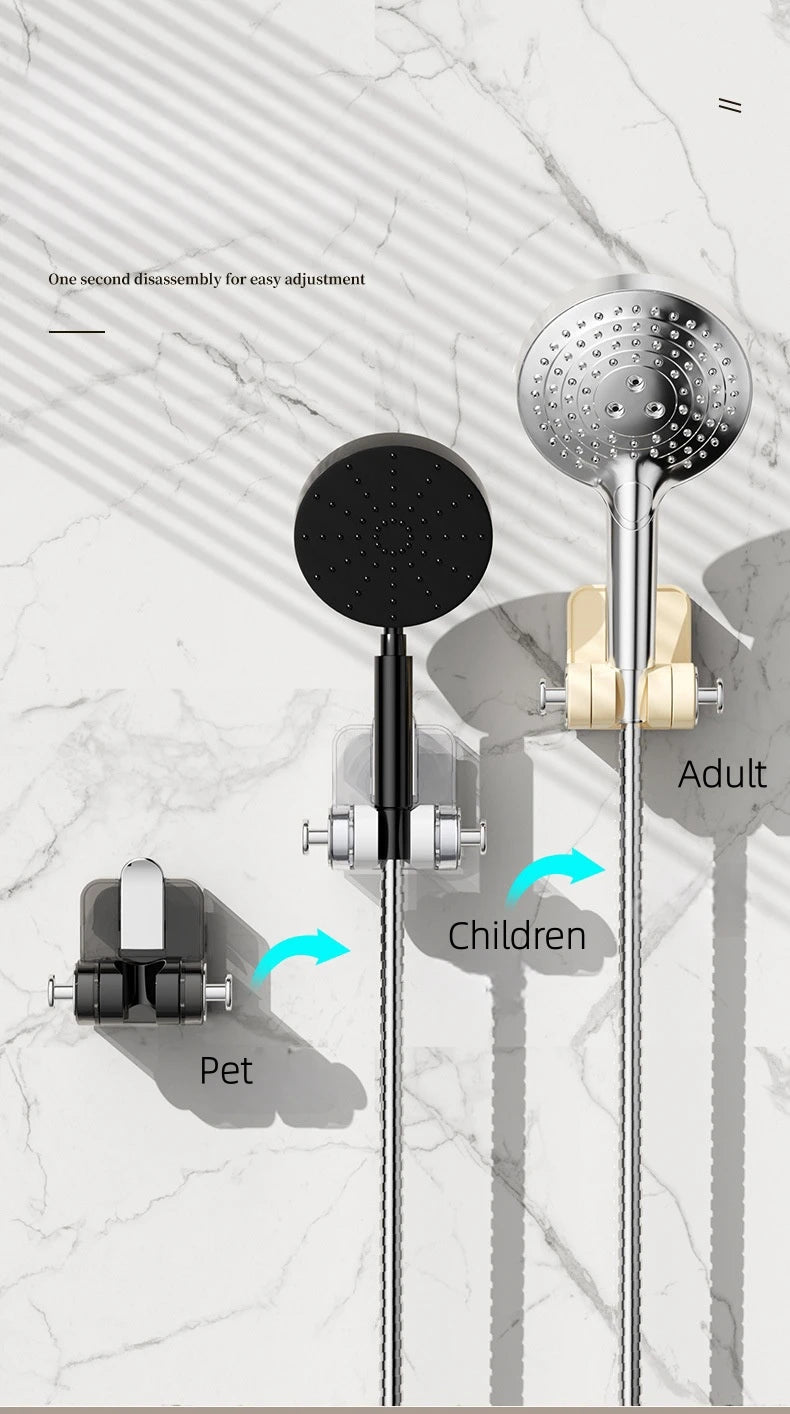 Adjustable Suction Shower Head Holder