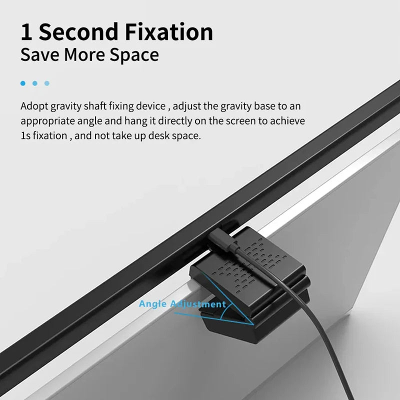 50cm Monitor Hanging Light – Eye Protection & Space-Saving