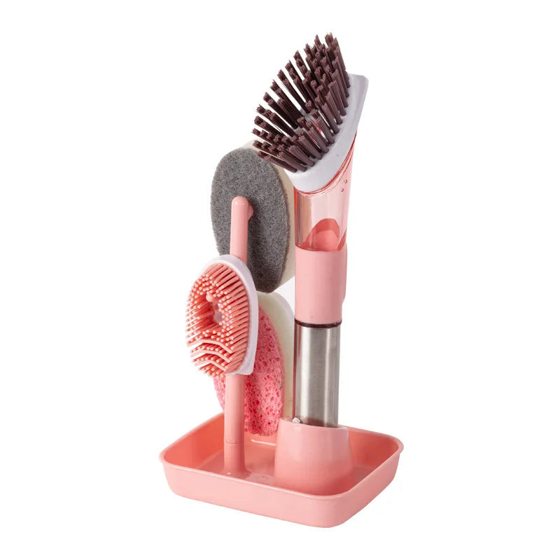 Dish Brush with Soap Dispenser