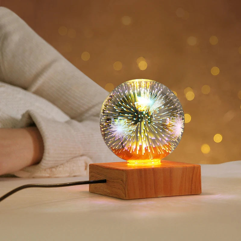 LED 3D Firework Ball Night Light