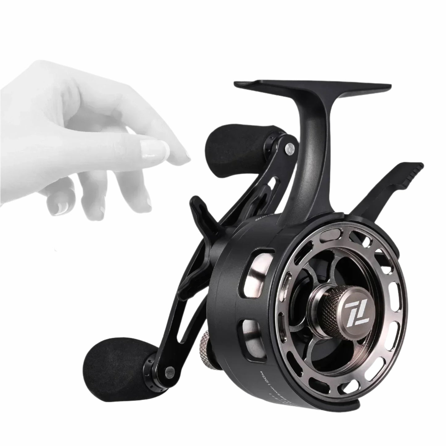 ProCatch™ Ice Fishing Reel – 3+1 Bearings, Aluminum Spool