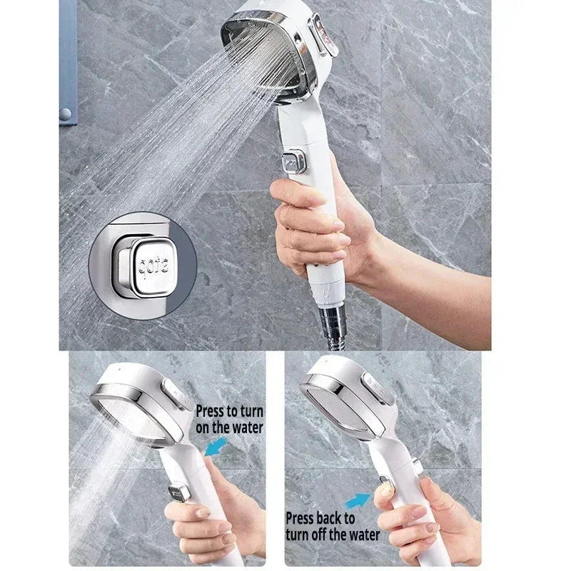 High Pressure 3-Mode Shower Head