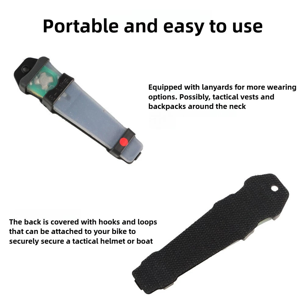 Tactical Signal Light – Waterproof for Helmet, Bike, Hiking