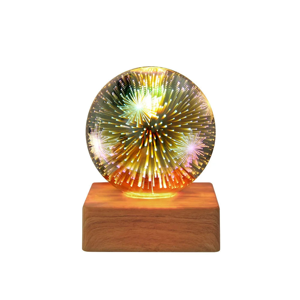 LED 3D Firework Ball Night Light