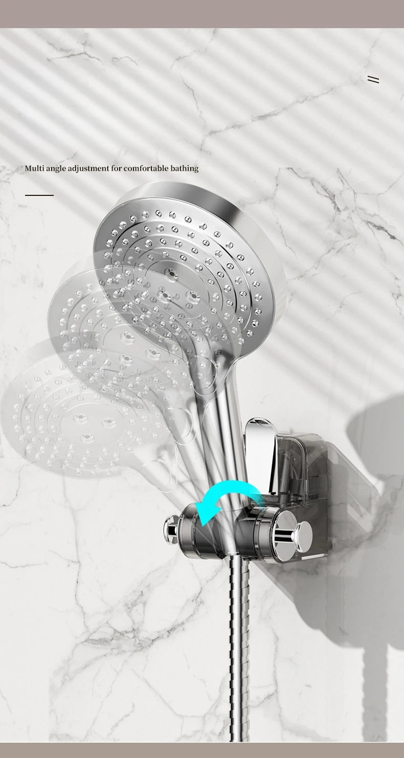 Adjustable Suction Shower Head Holder