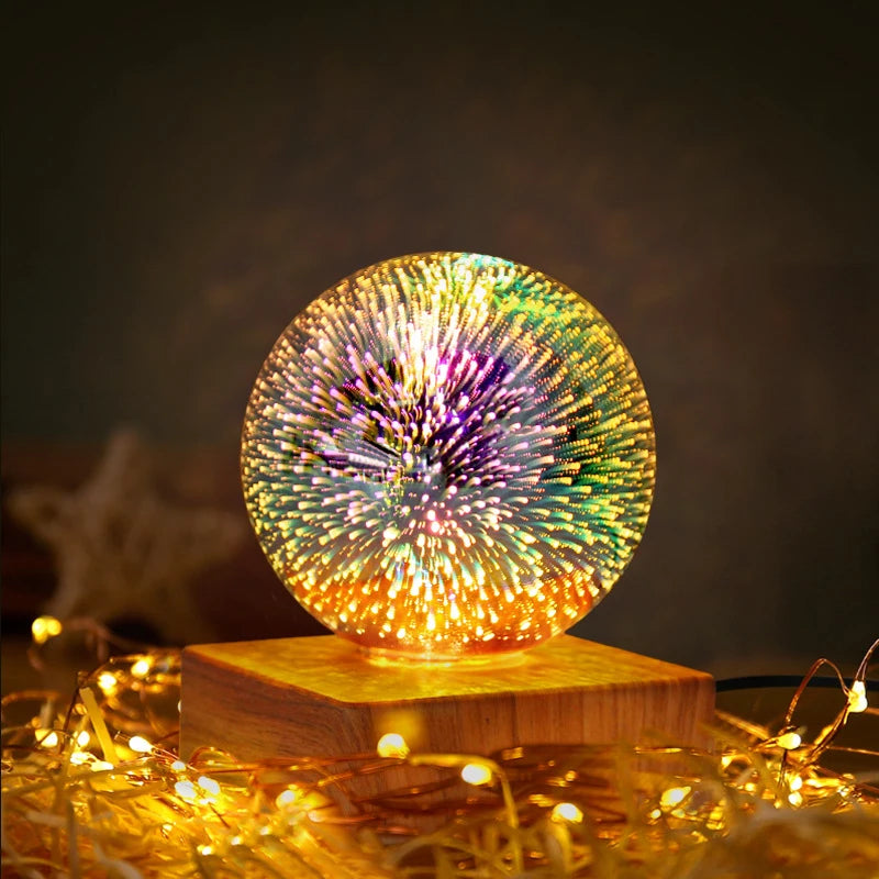 LED 3D Firework Ball Night Light
