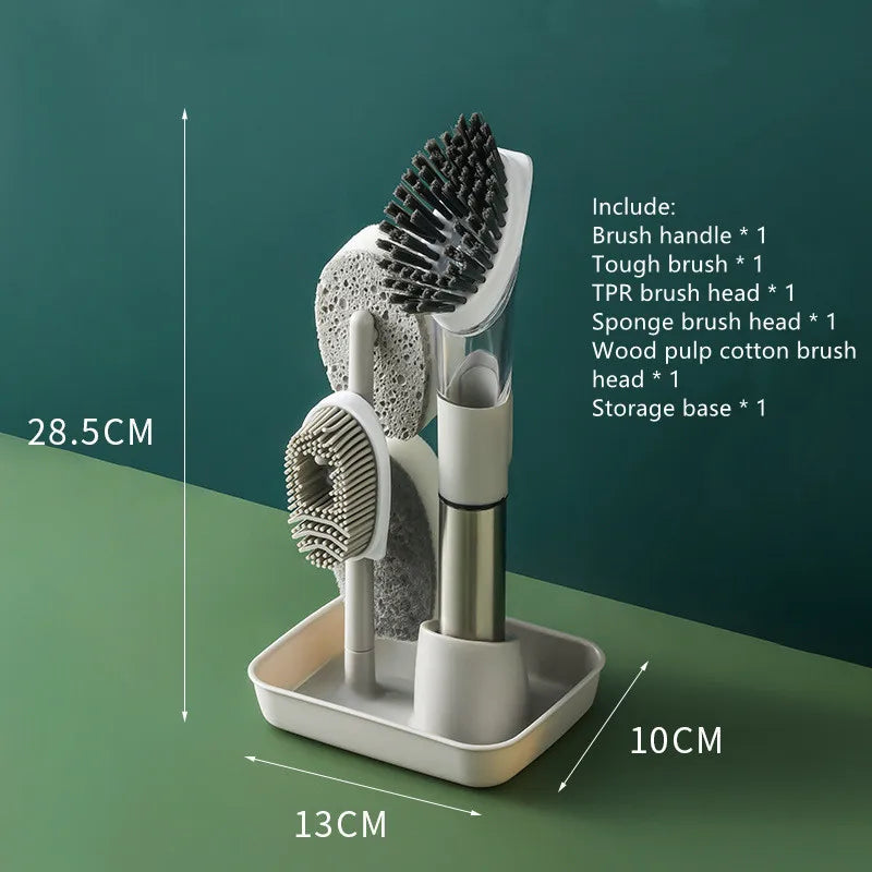 Dish Brush with Soap Dispenser
