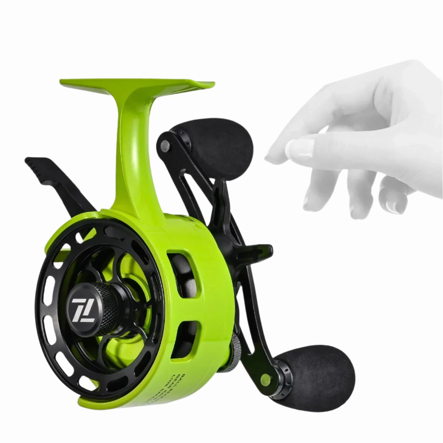 ProCatch™ Ice Fishing Reel – 3+1 Bearings, Aluminum Spool