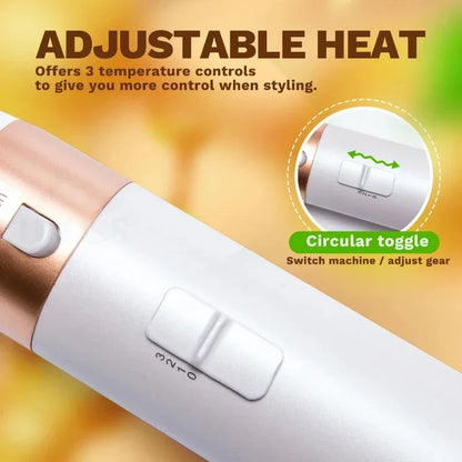 5-in-1 Hair Dryer Brush Set – Curl, Straighten, Style Easily