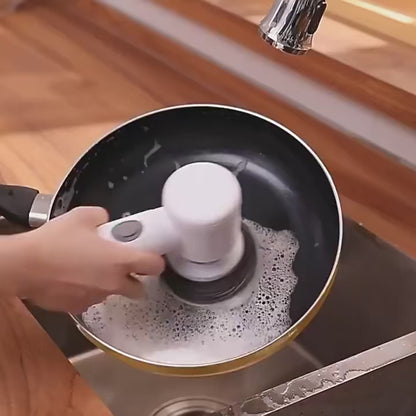 Electric Spin Scrubber – 5-in-1 Rechargeable Cleaning Brush